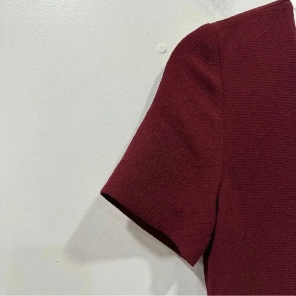 Sandro Raquel Burgundy Shift Dress Mod
Mini Designer Collar Retro Vibes size 1/S - Picture 5 of 9